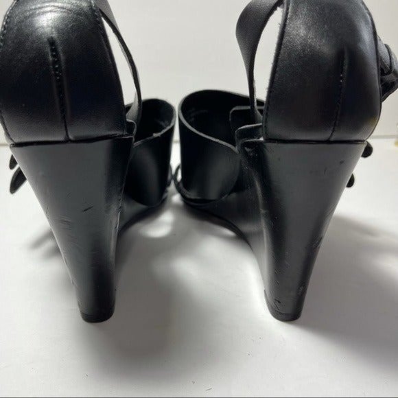 Trouve Wedge Platform Sandals #8 - Picture 7 of 11